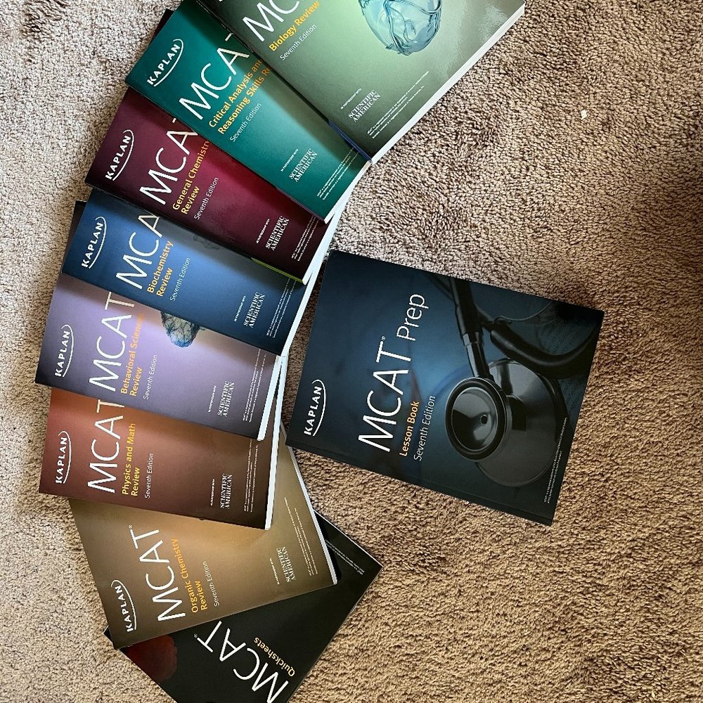 Kaplan MCAT Complete 7-book Subject Review 2021-2022 (7th Edition):Brand New